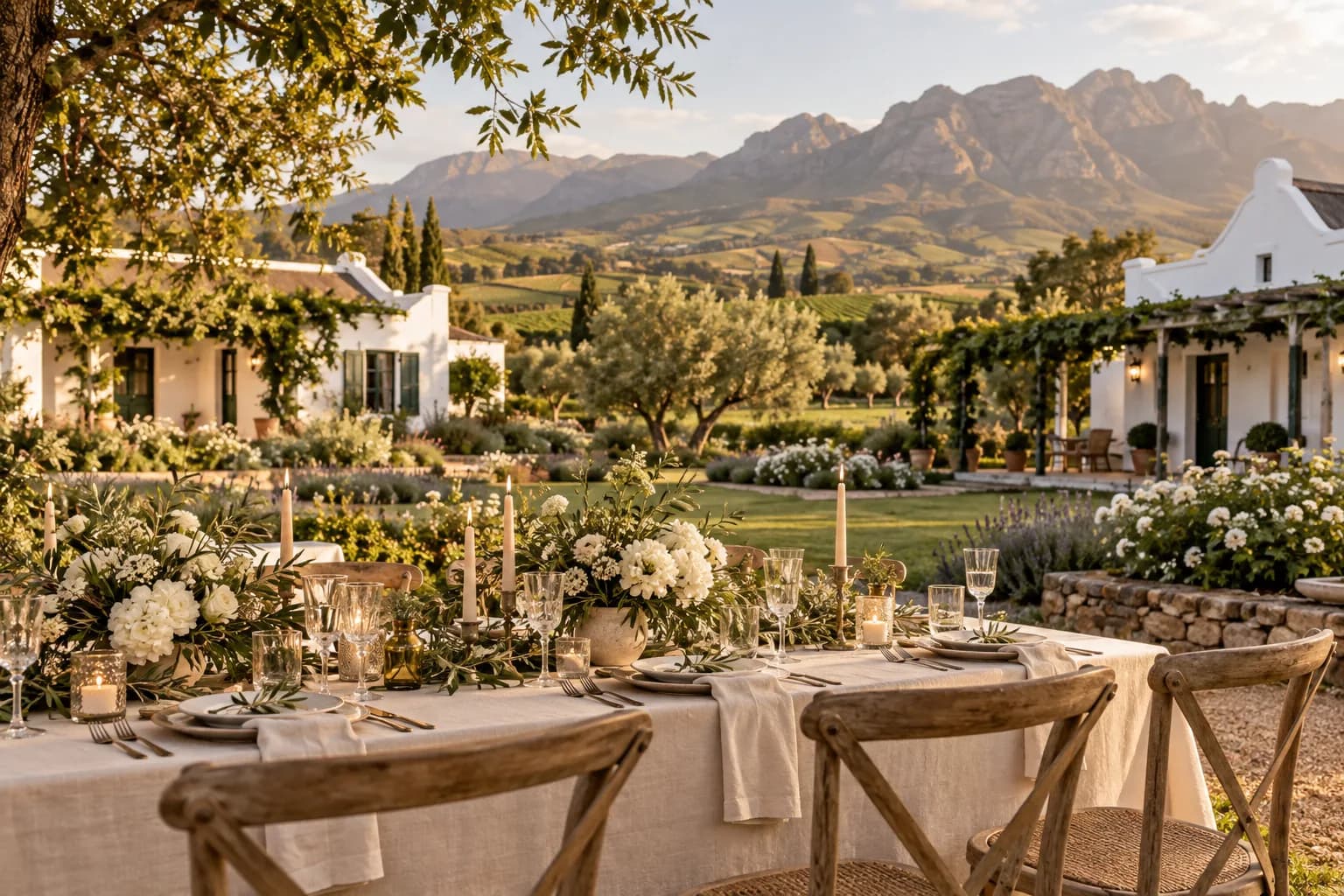 wedding venues with accommodation in the Western Cape